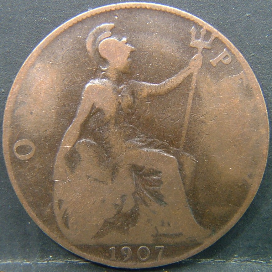 Additional view 2 of 🇬🇧 United Kingdom – Monarchs and Milestones 1 Penny  1907 object