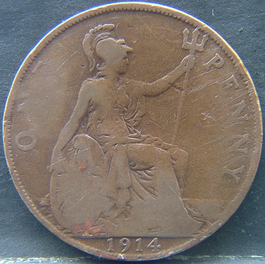 Additional view 1 of 🇬🇧 United Kingdom – Monarchs and Milestones 1 Penny  1914 object