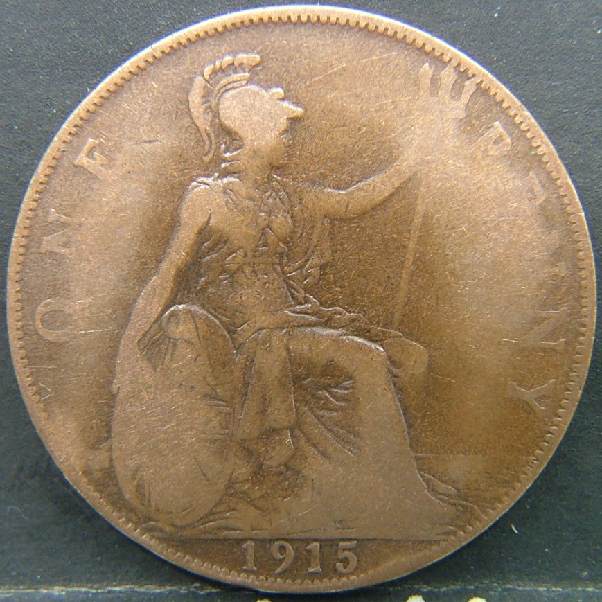 Additional view 2 of 🇬🇧 United Kingdom – Monarchs and Milestones 1 Penny  1915 object