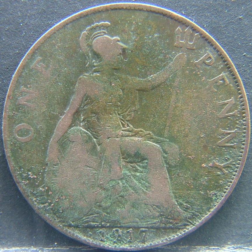 Additional view 1 of 🇬🇧 United Kingdom – Monarchs and Milestones 1 Penny  1917 object