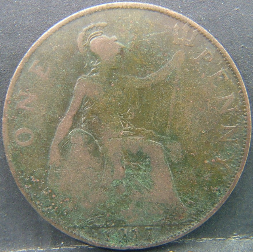 Additional view 2 of 🇬🇧 United Kingdom – Monarchs and Milestones 1 Penny  1917 object