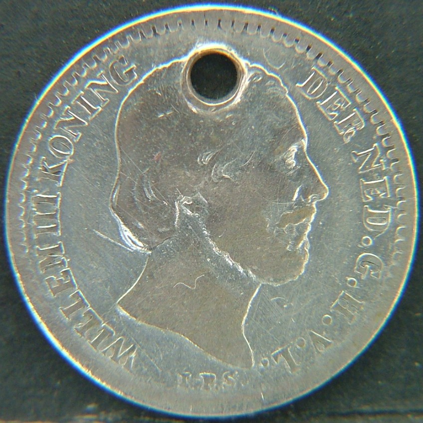 Front side of 🇳🇱 NETHERLANDS – Dutch Coin Tradition 10 Cents 1859 coin
