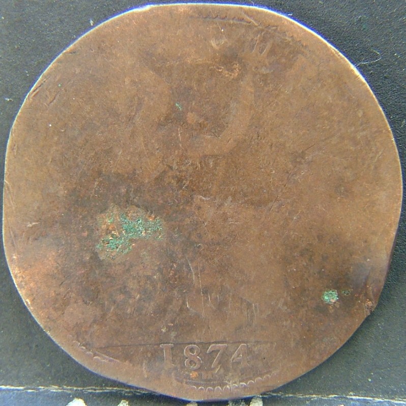 Additional view 1 of 🇬🇧 United Kingdom – Monarchs and Milestones 1 Penny  1874 object