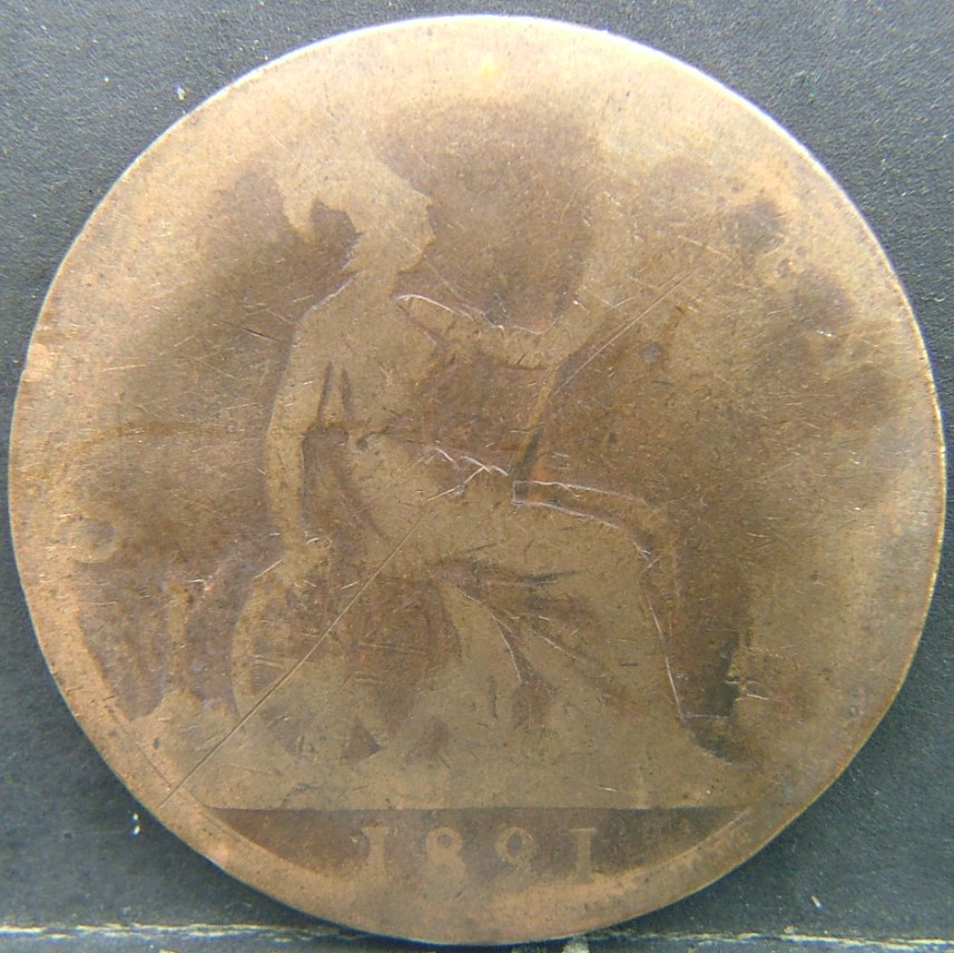 Additional view 2 of 🇬🇧 United Kingdom – Monarchs and Milestones 1 Penny  1891 object