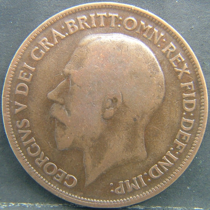 Back side of 🇬🇧 United Kingdom – Monarchs and Milestones 1 Penny  1918 object