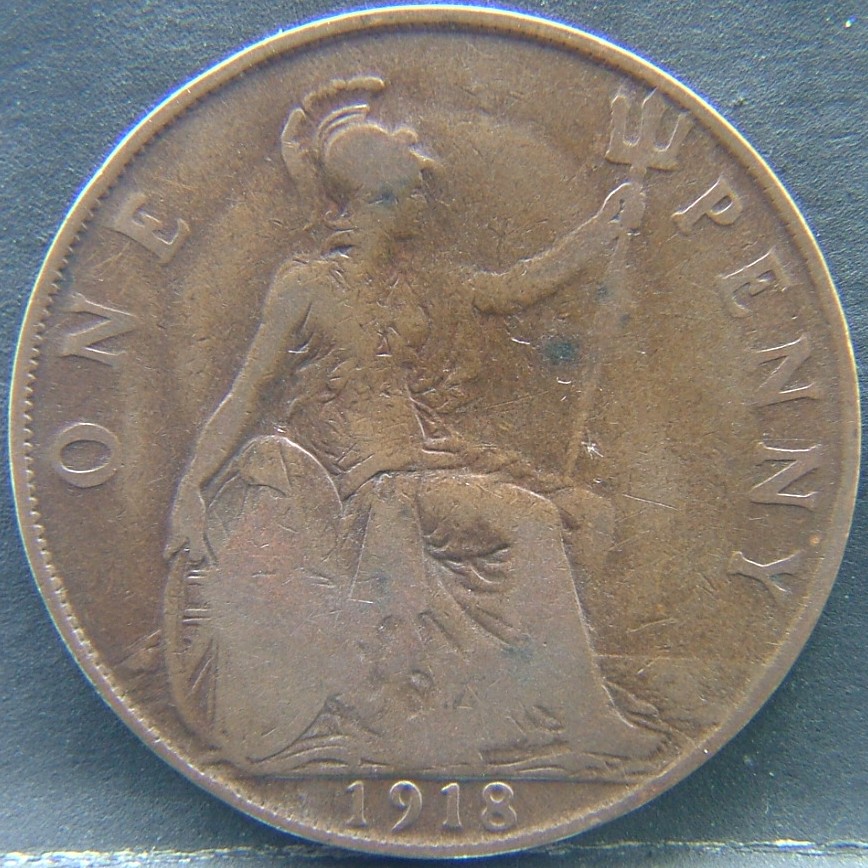 Additional view 1 of 🇬🇧 United Kingdom – Monarchs and Milestones 1 Penny  1918 object