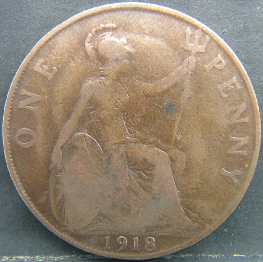 Additional view 2 of 🇬🇧 United Kingdom – Monarchs and Milestones 1 Penny  1918 object