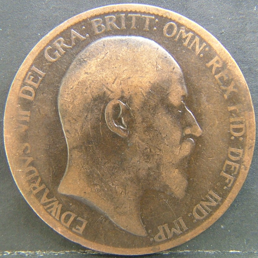 Back side of 🇬🇧 United Kingdom – Monarchs and Milestones 1 Penny  1902 object