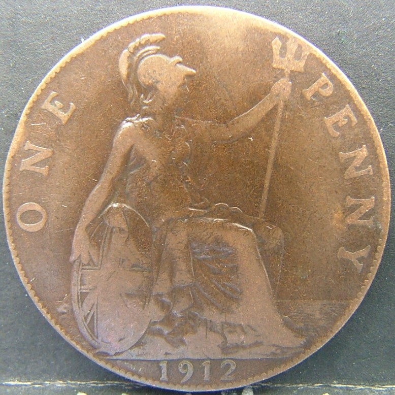 Additional view 2 of 🇬🇧 United Kingdom – Monarchs and Milestones 1 Penny  1912 object