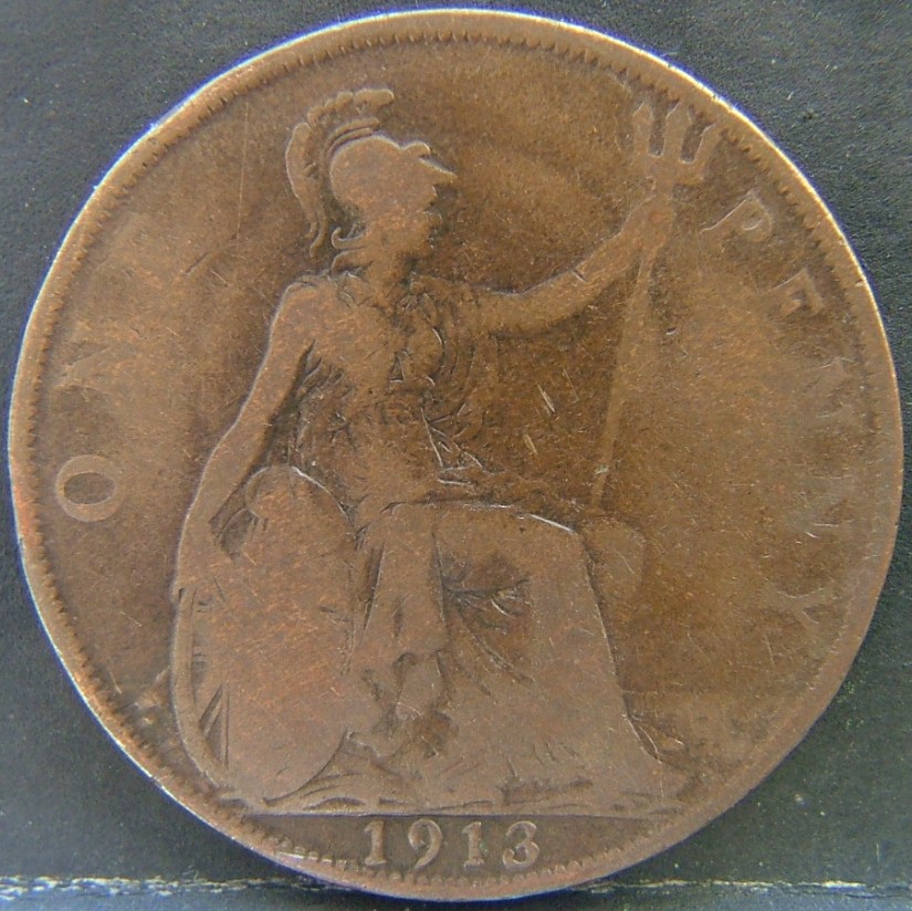 Additional view 1 of 🇬🇧 United Kingdom – Monarchs and Milestones 1 Penny  1913 object