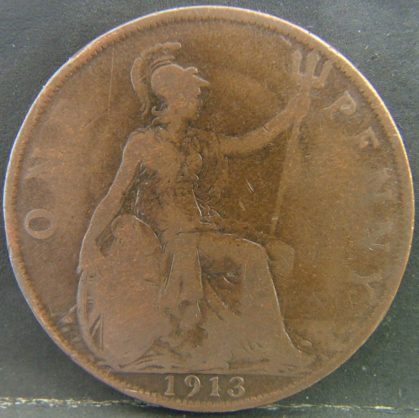 Additional view 2 of 🇬🇧 United Kingdom – Monarchs and Milestones 1 Penny  1913 object