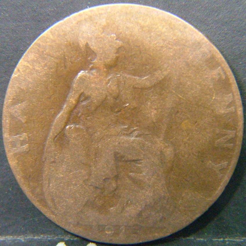 Additional view 2 of 🇬🇧 United Kingdom – Monarchs and Milestones Half Penny  1915 object