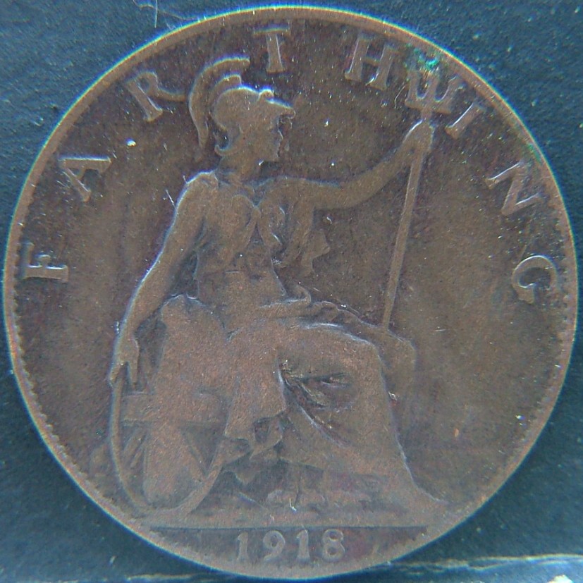 Additional view 1 of 🇬🇧 United Kingdom – Monarchs and Milestones Farthing  1918 object