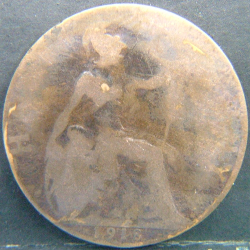 Additional view 2 of 🇬🇧 United Kingdom – Monarchs and Milestones Half Penny  1918 object