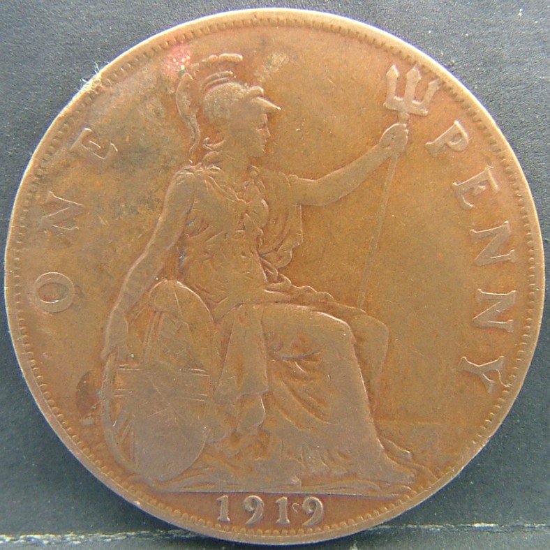Additional view 2 of 🇬🇧 United Kingdom – Monarchs and Milestones 1 Penny  1919 object