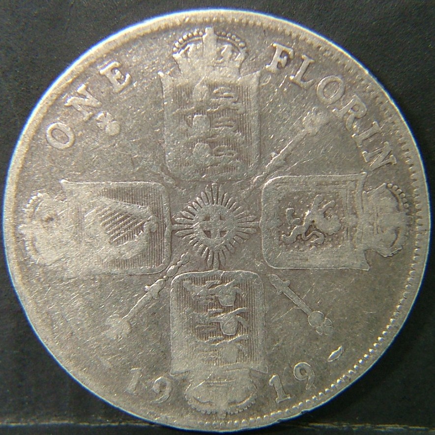 Additional view 2 of 🇬🇧 United Kingdom – Monarchs and Milestones Florin  1919 object