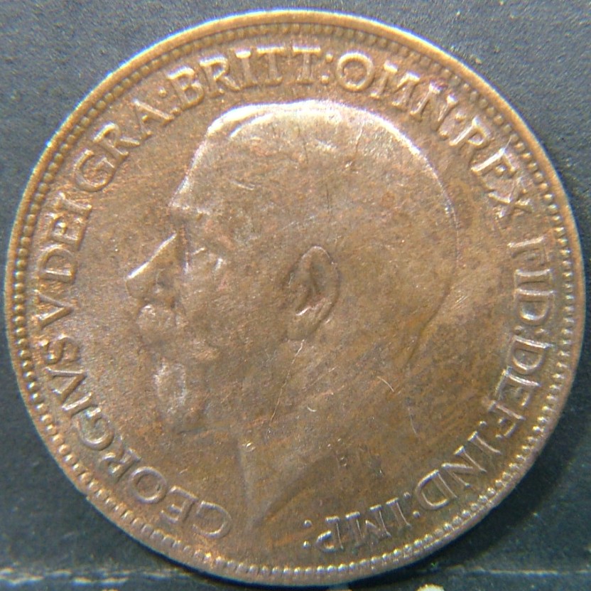 Back side of 🇬🇧 United Kingdom – Monarchs and Milestones Farthing  1920 object