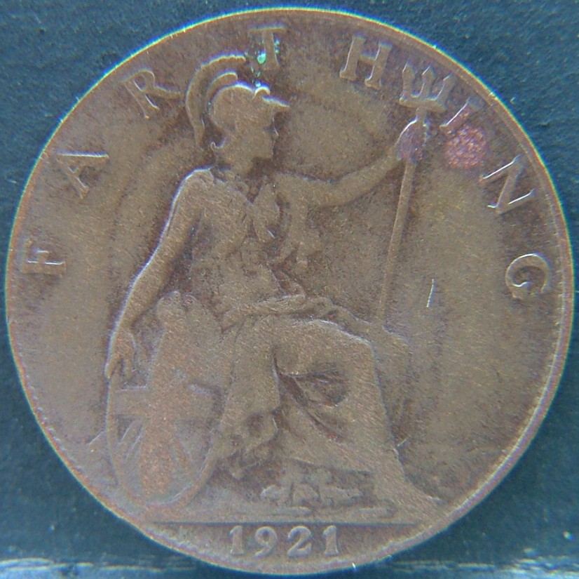 Additional view 1 of 🇬🇧 United Kingdom – Monarchs and Milestones Farthing  1921 object