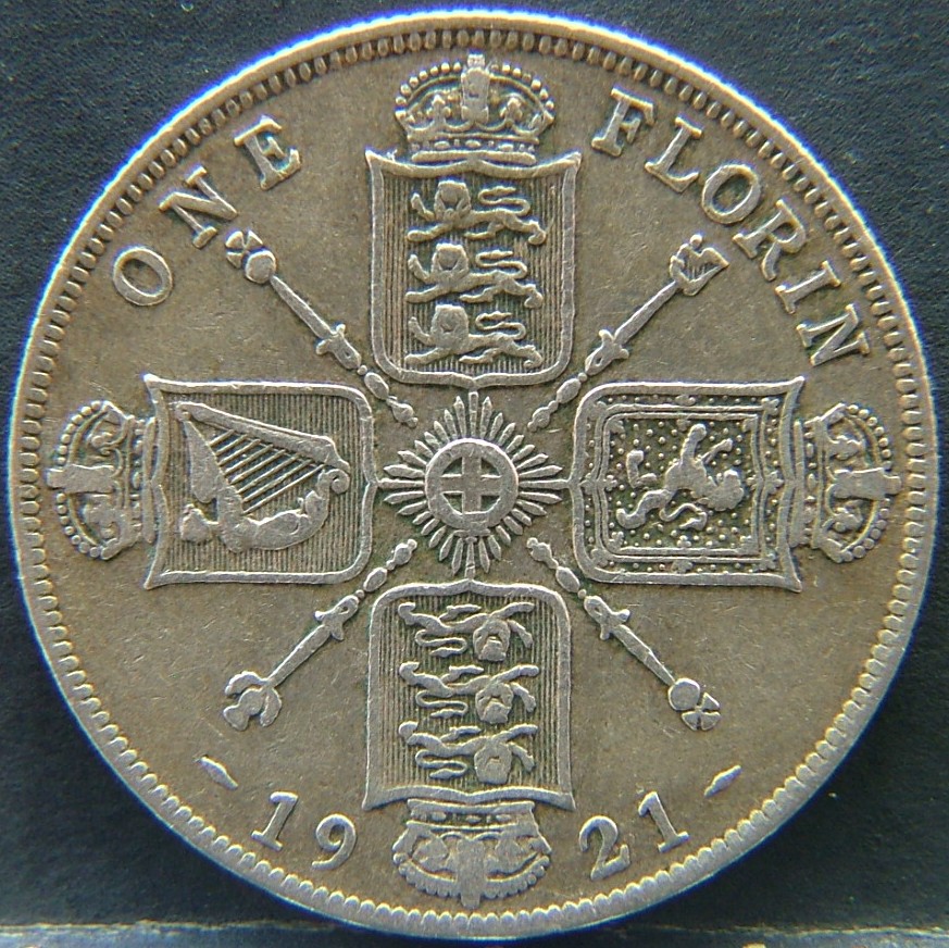 Additional view 1 of 🇬🇧 United Kingdom – Monarchs and Milestones Florin  1921 object