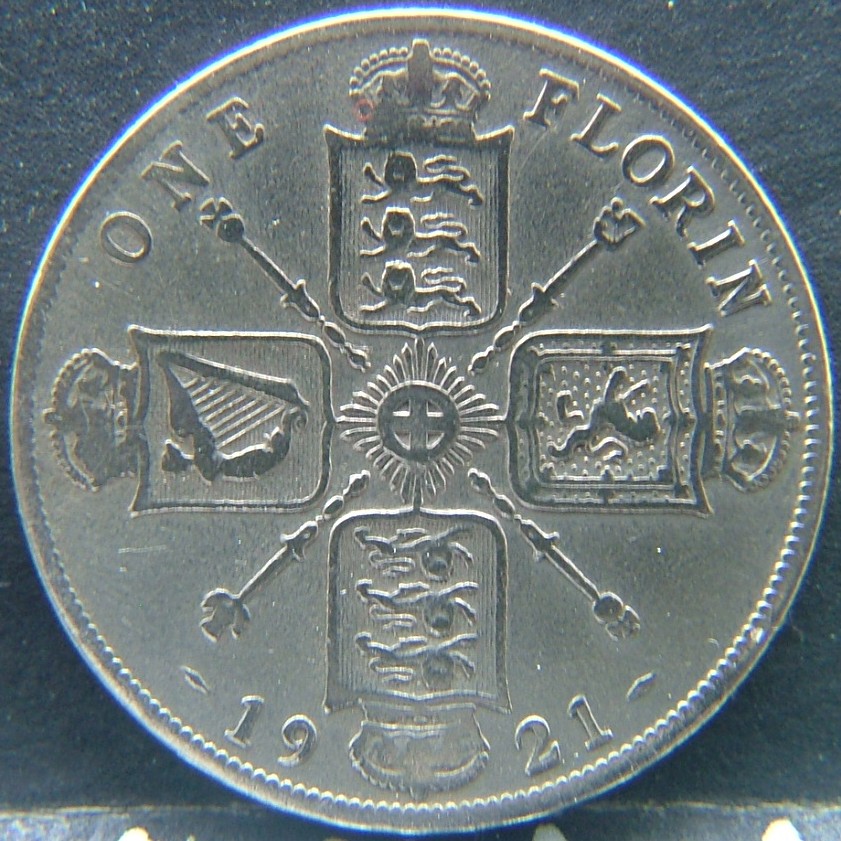 Additional view 1 of 🇬🇧 United Kingdom – Monarchs and Milestones Florin  1921 object