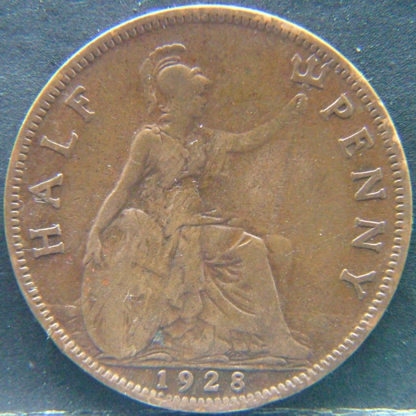Additional view 1 of 🇬🇧 United Kingdom – Monarchs and Milestones Half Penny  1928 object