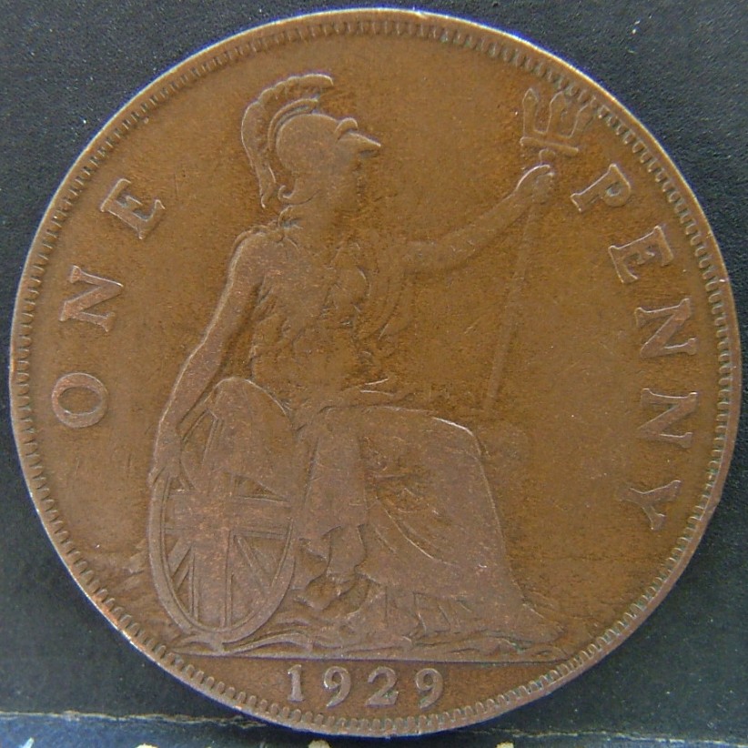 Additional view 1 of 🇬🇧 United Kingdom – Monarchs and Milestones 1 Penny  1929 object