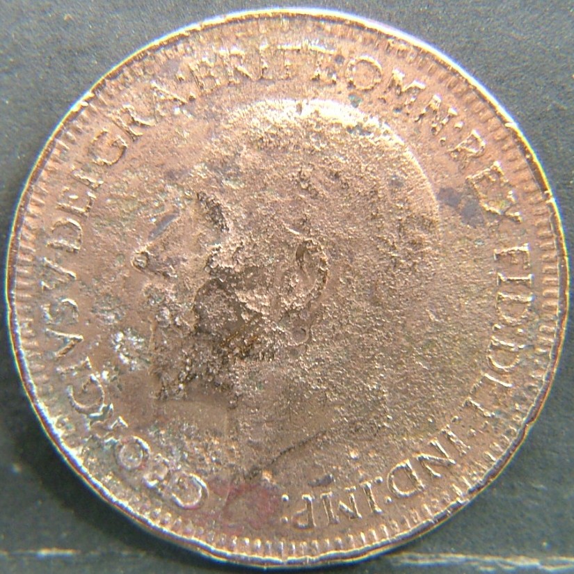 Back side of 🇬🇧 United Kingdom – Monarchs and Milestones Farthing  1933 object