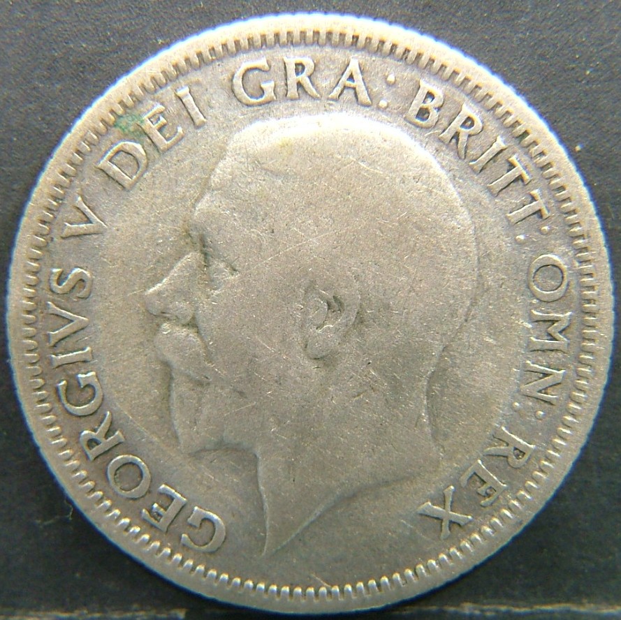 Back side of 🇬🇧 United Kingdom – Monarchs and Milestones 1 Shilling  1933 object