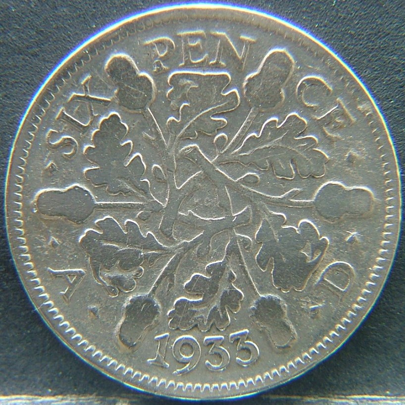 Additional view 1 of 🇬🇧 United Kingdom – Monarchs and Milestones 6 Pence  1933 object