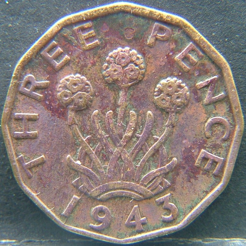 Additional view 1 of 🇬🇧 United Kingdom – Monarchs and Milestones 3 Pence  1943 object