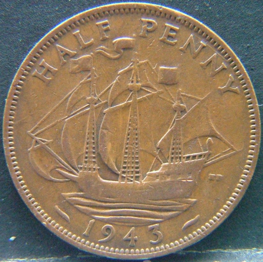 Additional view 1 of 🇬🇧 United Kingdom – Monarchs and Milestones Half Penny  1943 object