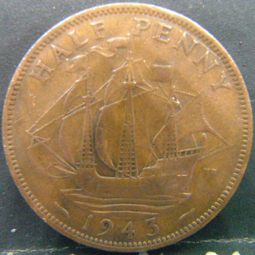 Additional view 2 of 🇬🇧 United Kingdom – Monarchs and Milestones Half Penny  1943 object