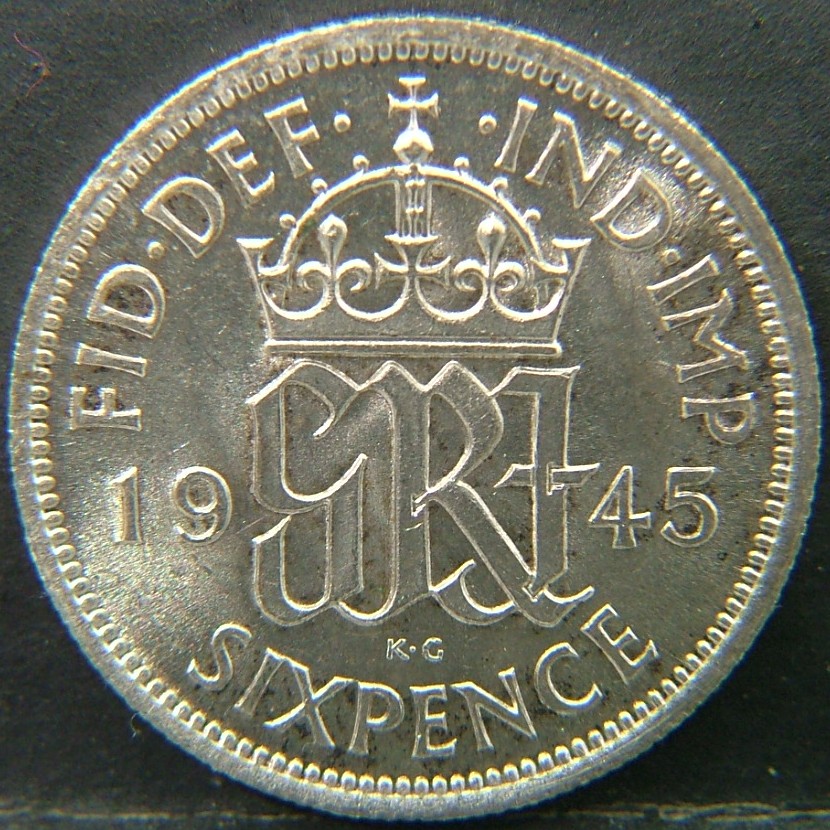 Additional view 2 of 🇬🇧 United Kingdom – Monarchs and Milestones 6 Pence  1945 object