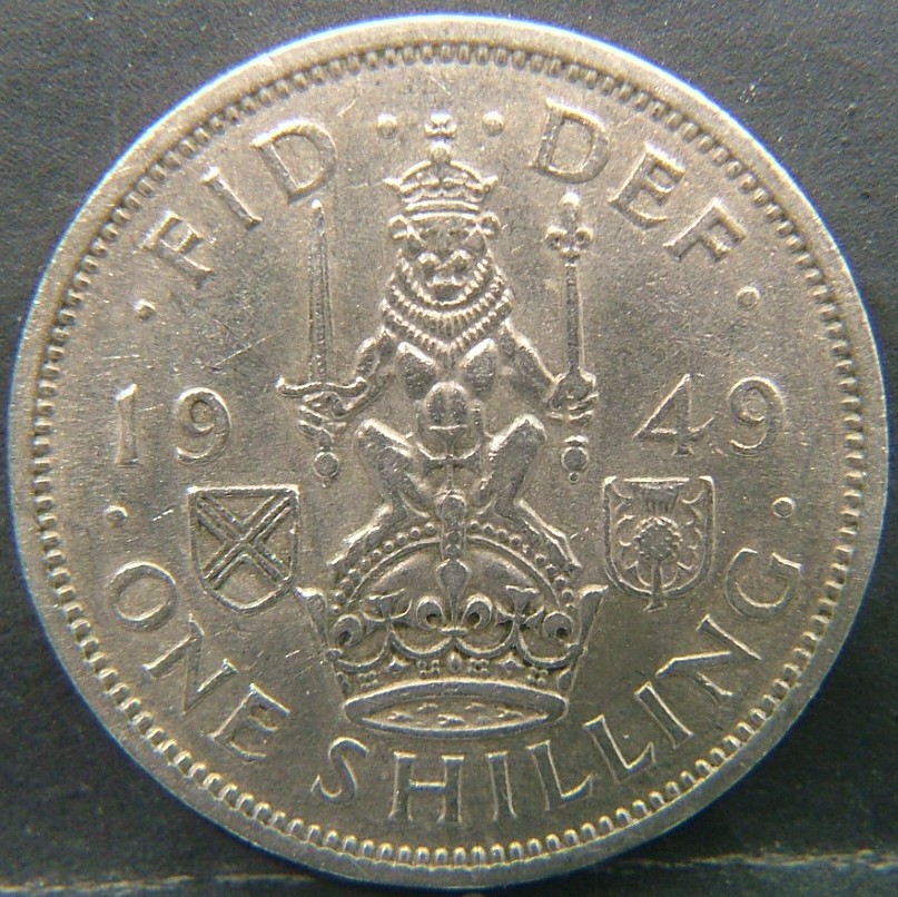 Additional view 2 of 🇬🇧 United Kingdom – Monarchs and Milestones 1 Shilling Scot  1949 object