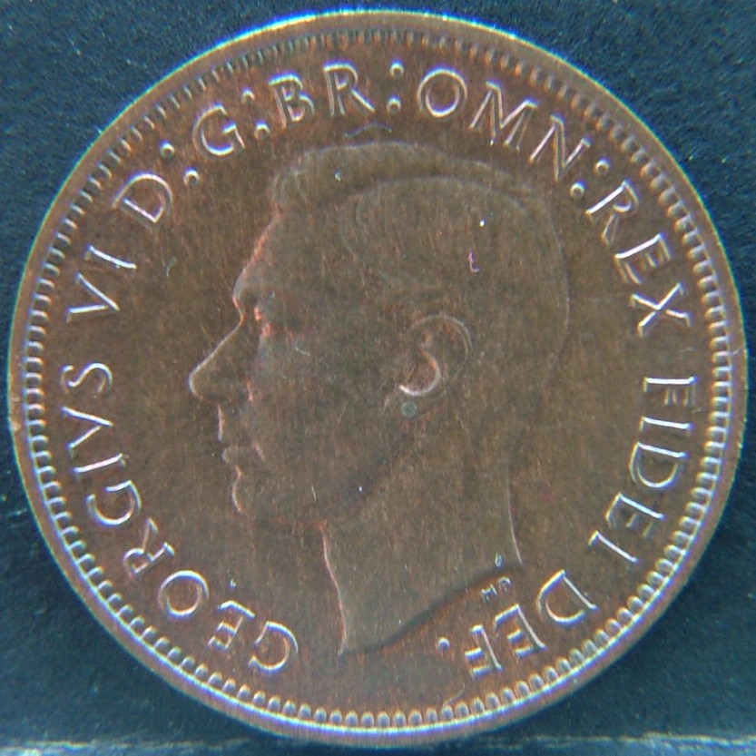 Front side of 🇬🇧 United Kingdom – Monarchs and Milestones Farthing 1951 coin