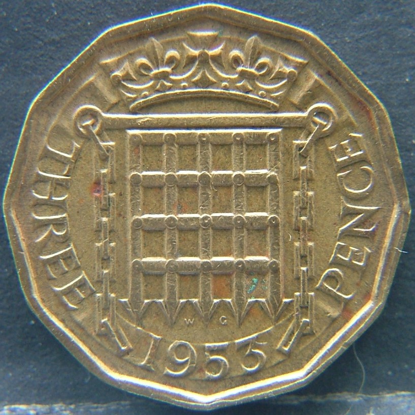 Additional view 1 of 🇬🇧 United Kingdom – Monarchs and Milestones 3 Pence  1953 object