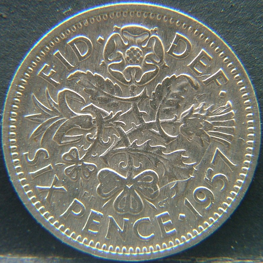 Additional view 1 of 🇬🇧 United Kingdom – Monarchs and Milestones 6 Pence  1957 object
