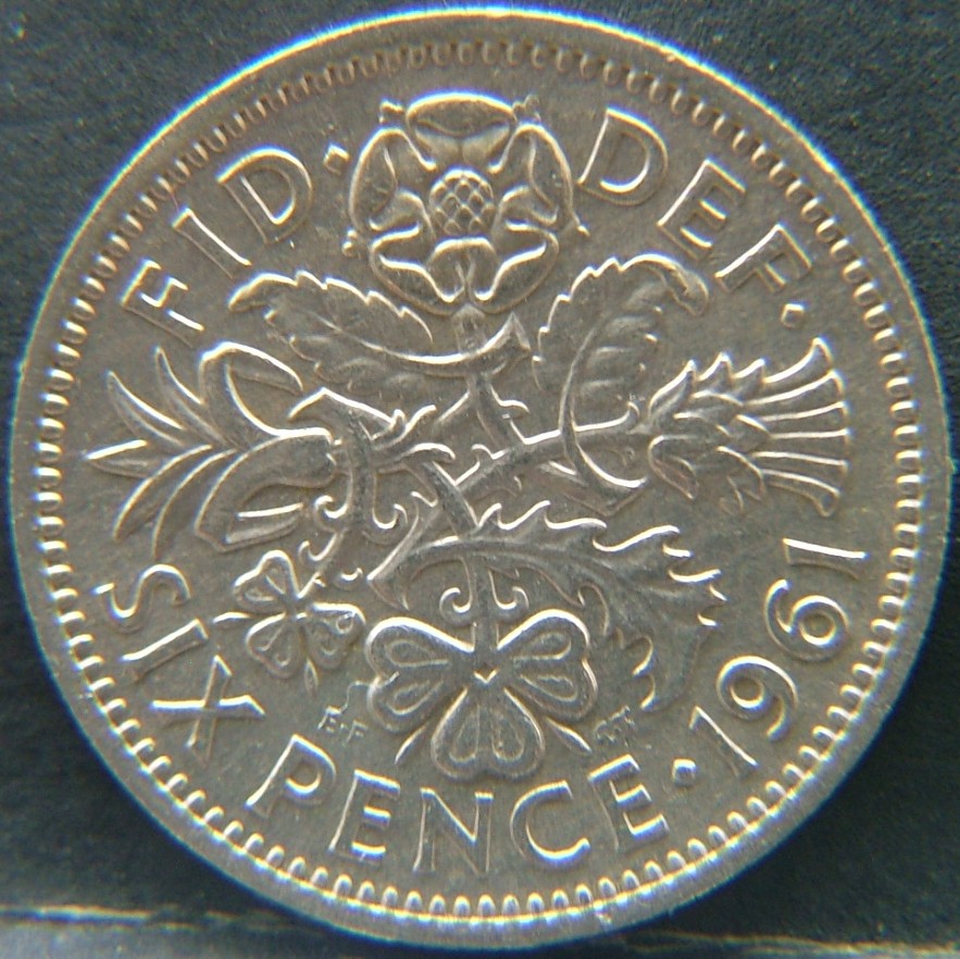 Additional view 1 of 🇬🇧 United Kingdom – Monarchs and Milestones 6 Pence  1961 object