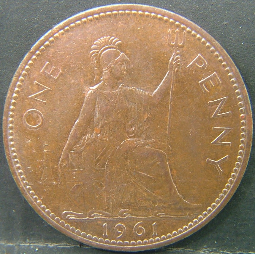 Additional view 2 of 🇬🇧 United Kingdom – Monarchs and Milestones 1 Penny  1961 object