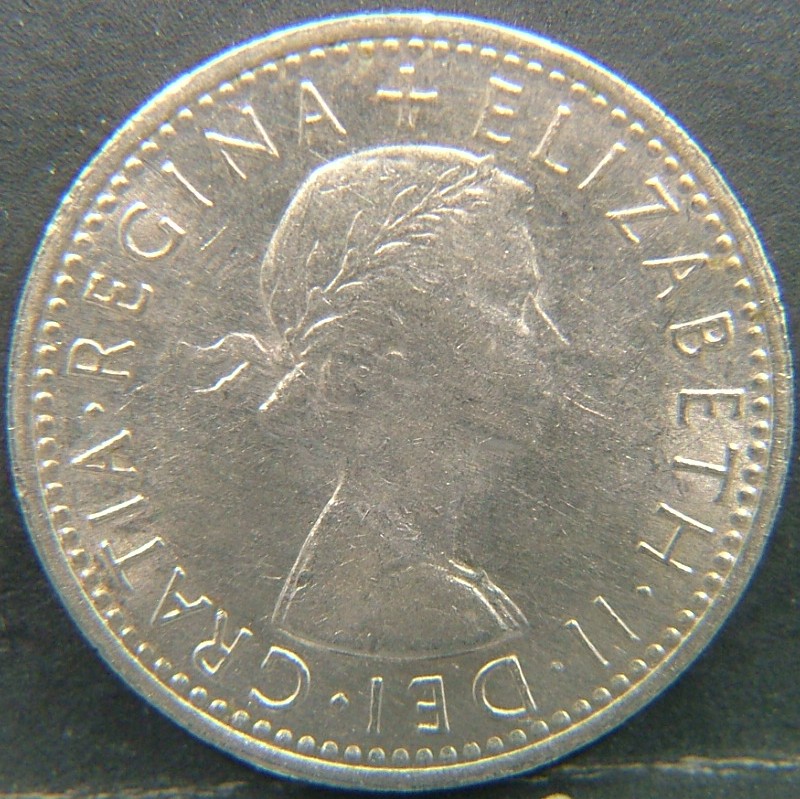 Back side of 🇬🇧 United Kingdom – Monarchs and Milestones 6 Pence  1967 object