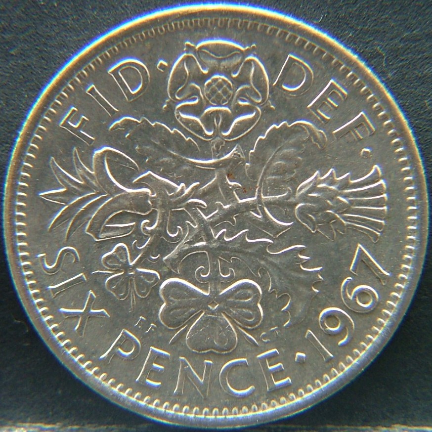 Additional view 1 of 🇬🇧 United Kingdom – Monarchs and Milestones 6 Pence  1967 object
