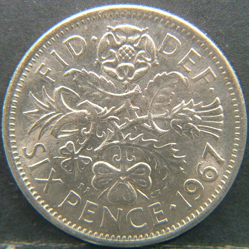 Additional view 2 of 🇬🇧 United Kingdom – Monarchs and Milestones 6 Pence  1967 object