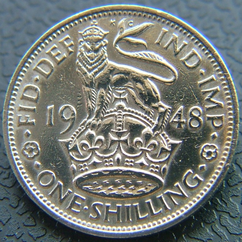 Additional view 1 of Great Britain 1 Shilling Eng 1948 coin