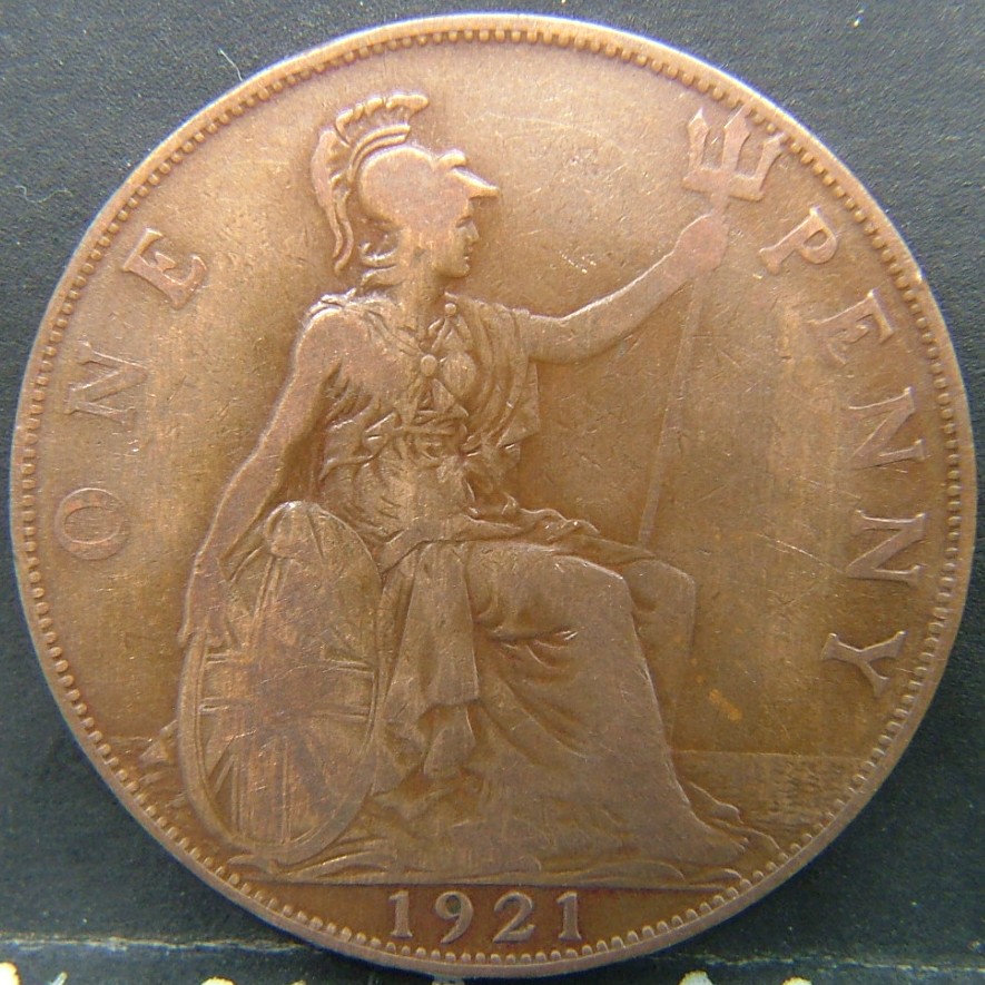 Additional view 2 of 🇬🇧 United Kingdom – Monarchs and Milestones 1 Penny  1921 object