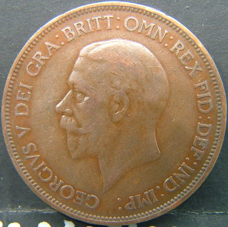 Back side of 🇬🇧 United Kingdom – Monarchs and Milestones 1 Penny  1936 object