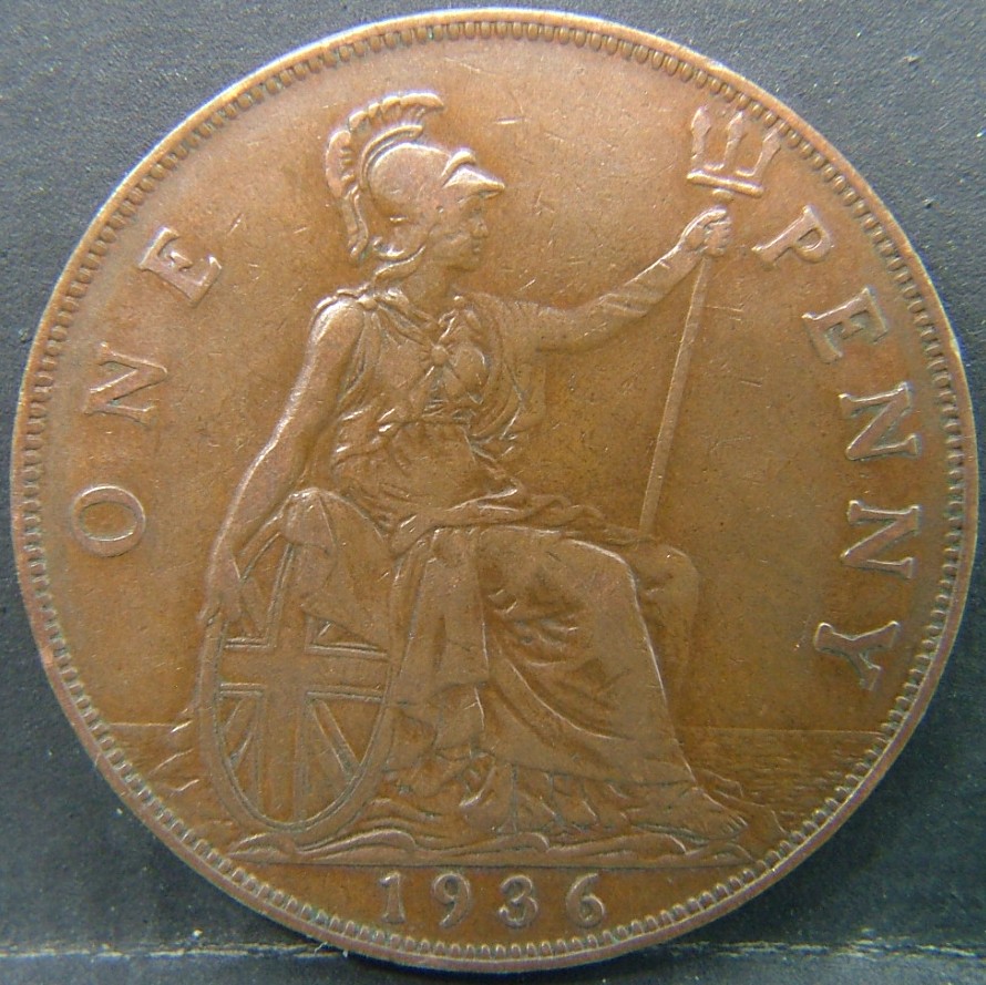 Additional view 2 of 🇬🇧 United Kingdom – Monarchs and Milestones 1 Penny  1936 object