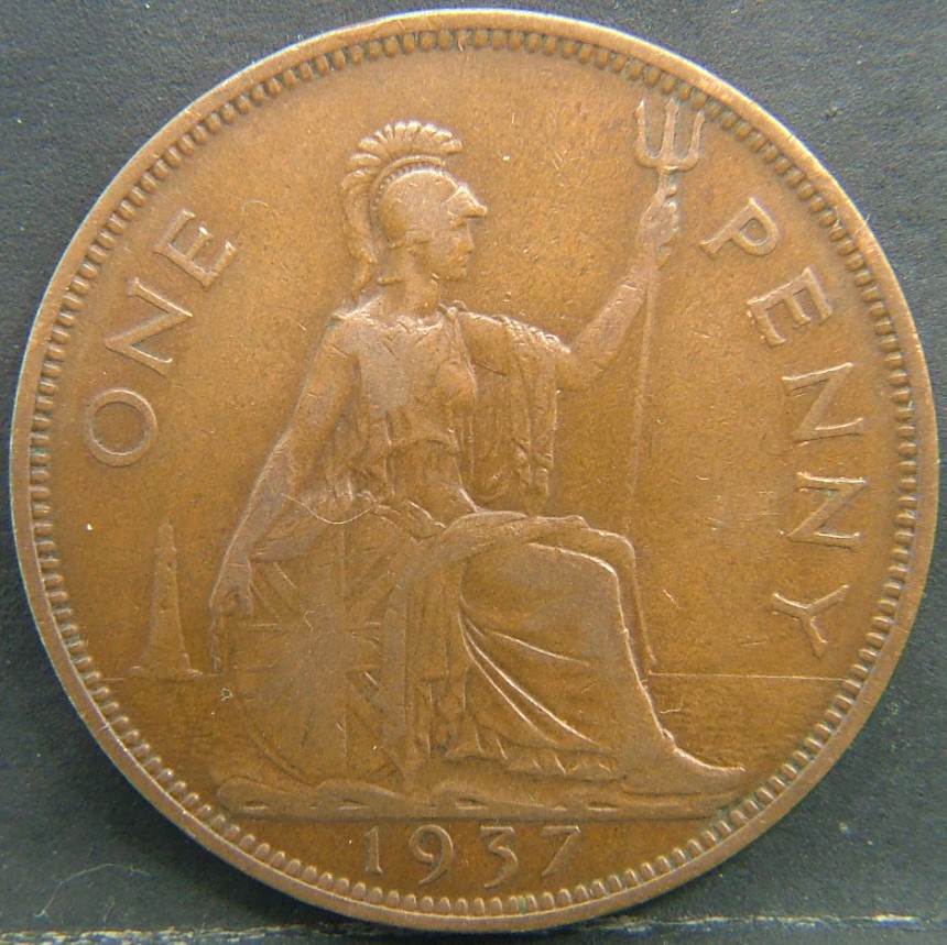 Additional view 2 of 🇬🇧 United Kingdom – Monarchs and Milestones 1 Penny  1937 object