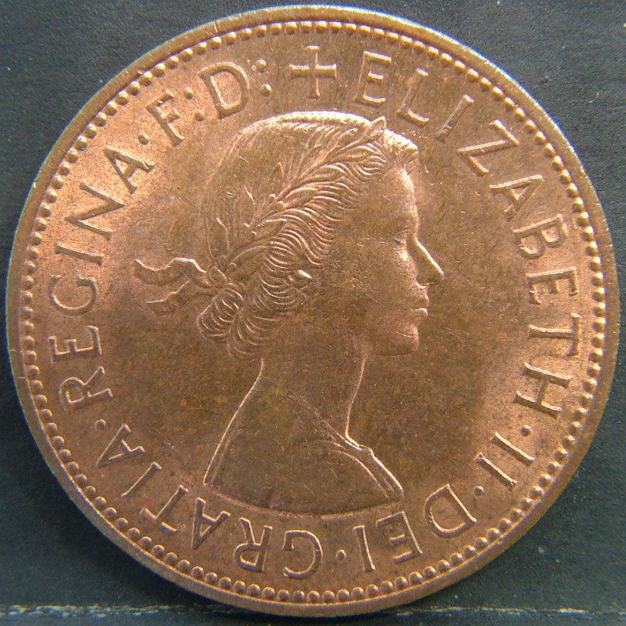 Back side of 🇬🇧 United Kingdom – Monarchs and Milestones 1 Penny  1963 object