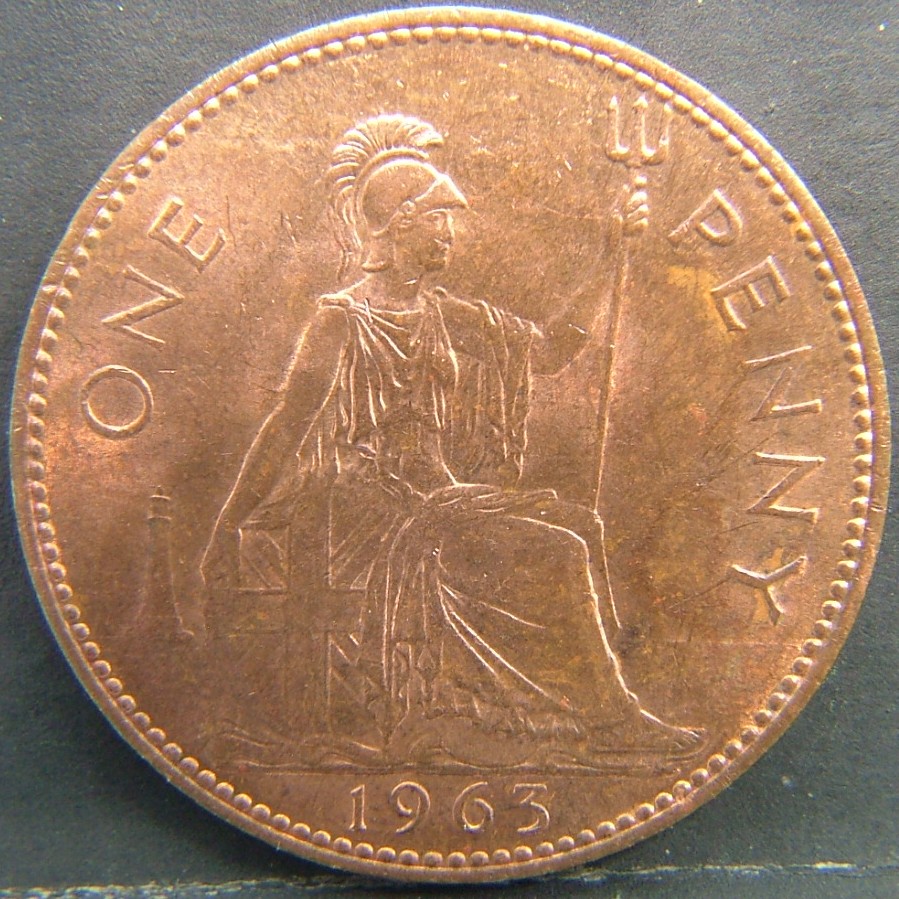 Additional view 2 of 🇬🇧 United Kingdom – Monarchs and Milestones 1 Penny  1963 object