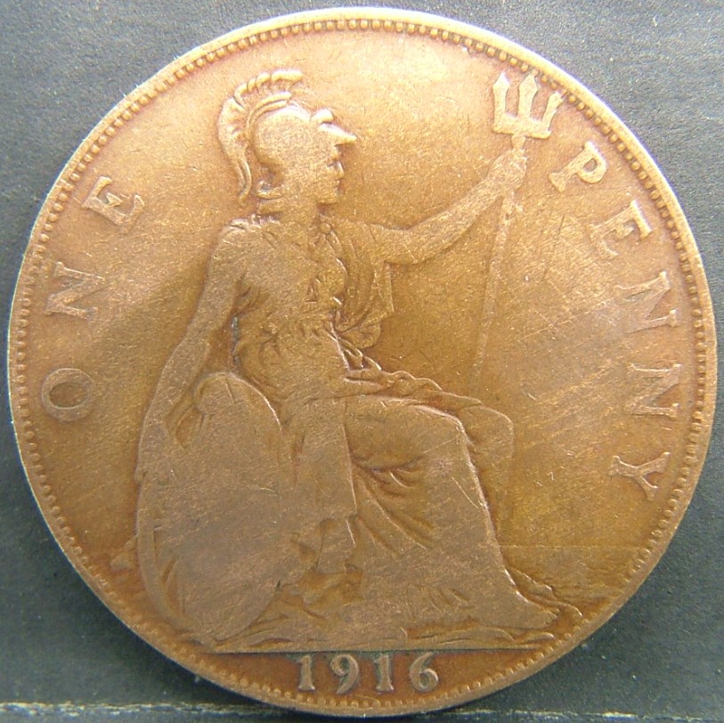 Additional view 2 of 🇬🇧 United Kingdom – Monarchs and Milestones 1 Penny  1916 object